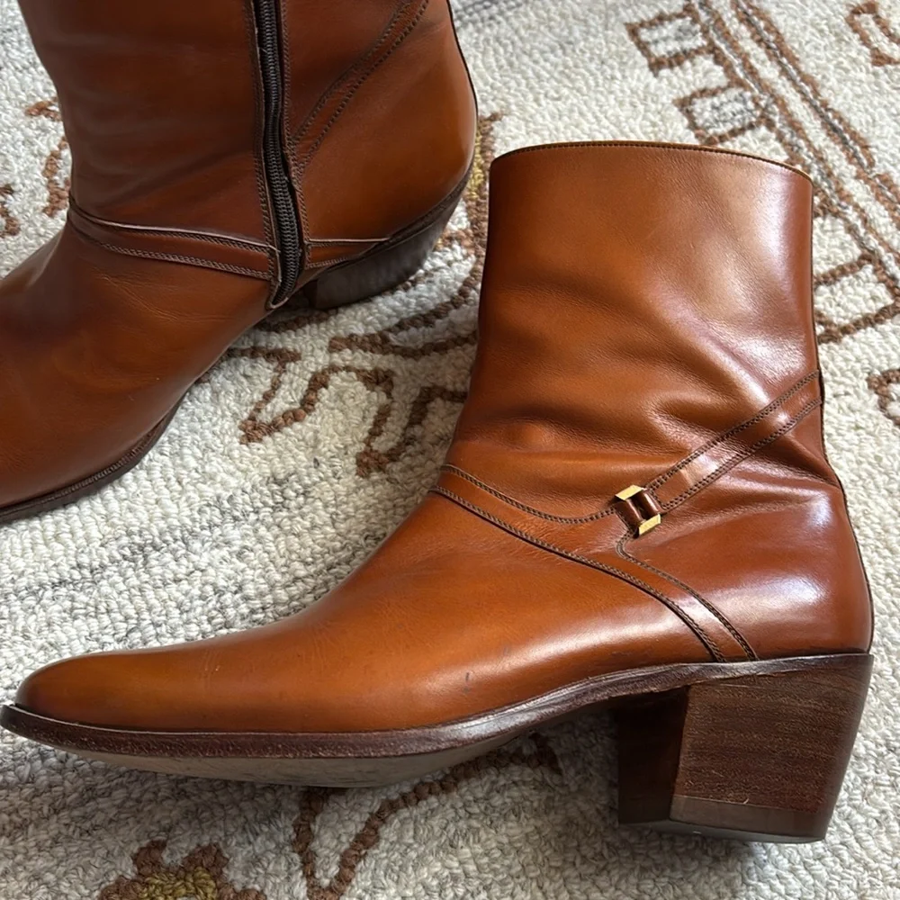 🤎Men’s Vintage Jean Pier Clemente Leather Boots